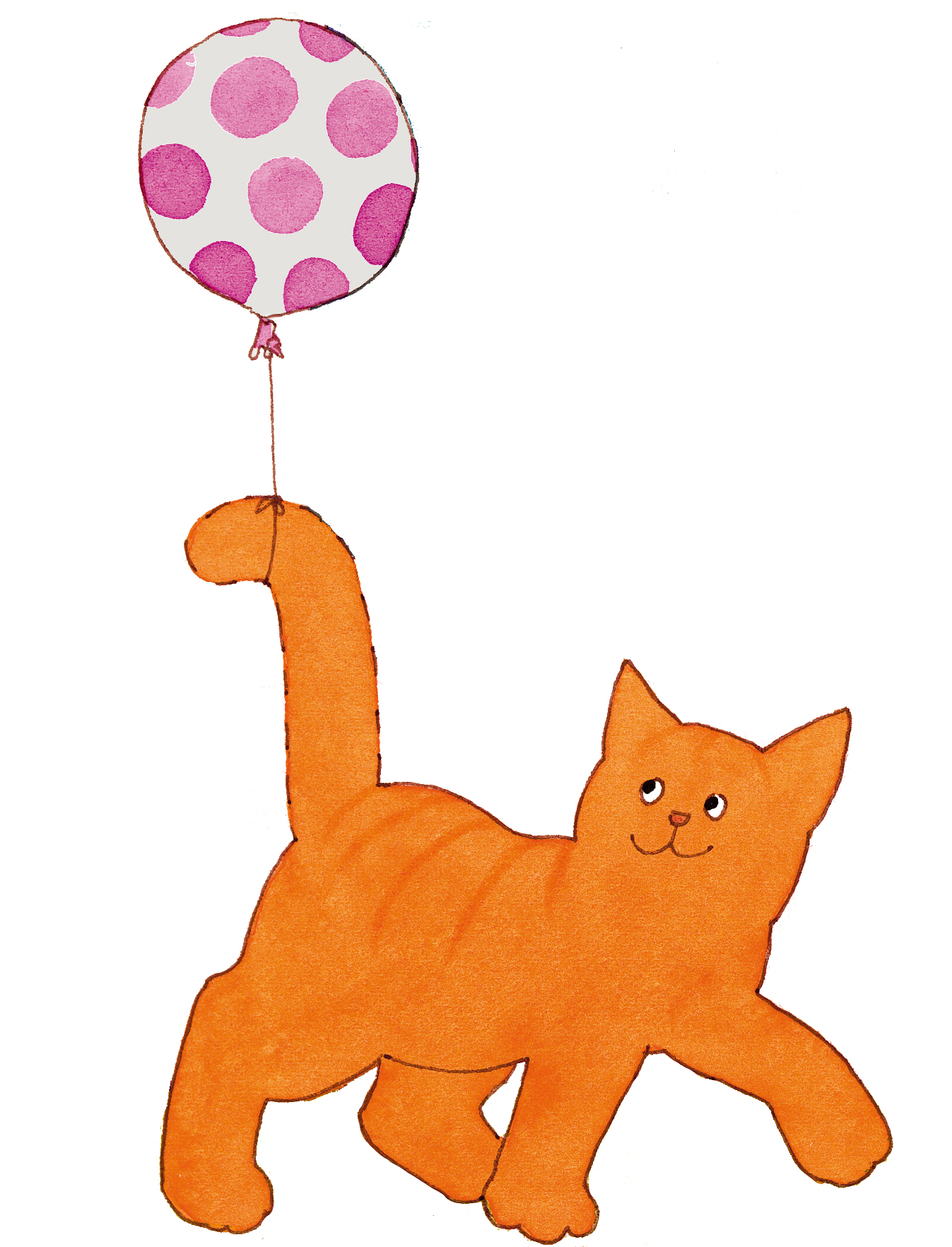 Dikkie Dik met ballon. Illustratie Jet Boeke