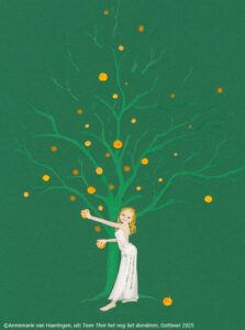 Illustratie Idun van Annemarie van Haeringen uit Toen Thor het nog niet donderen