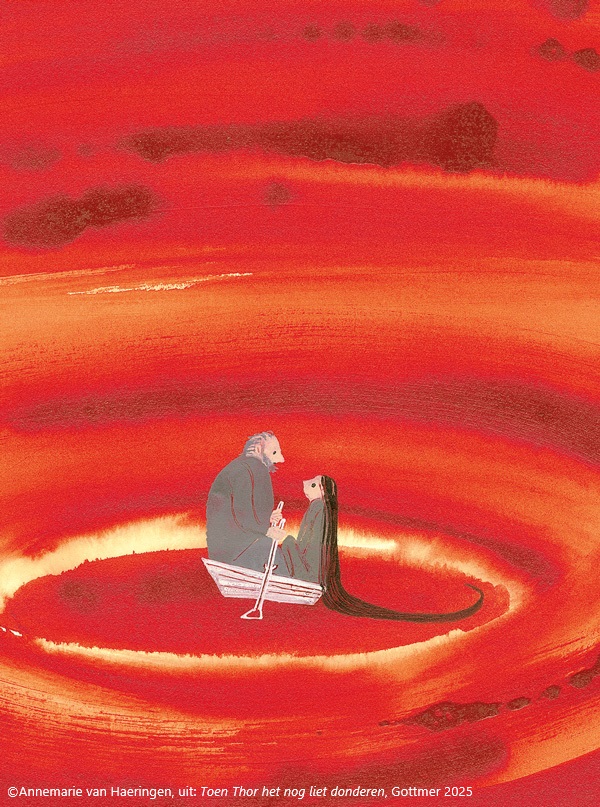 Vraag 2 - Illustratie Annemarie van Haeringen uit Toen Thor het nog liet donderen