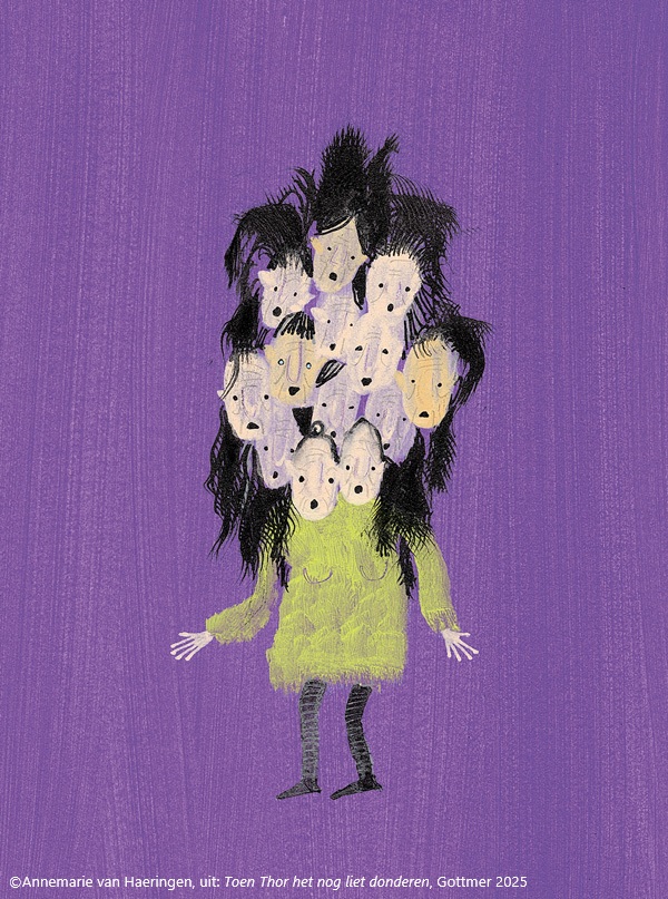 Vraag 8 - Illustratie Annemarie van Haeringen uit Toen Thor het nog liet donderen